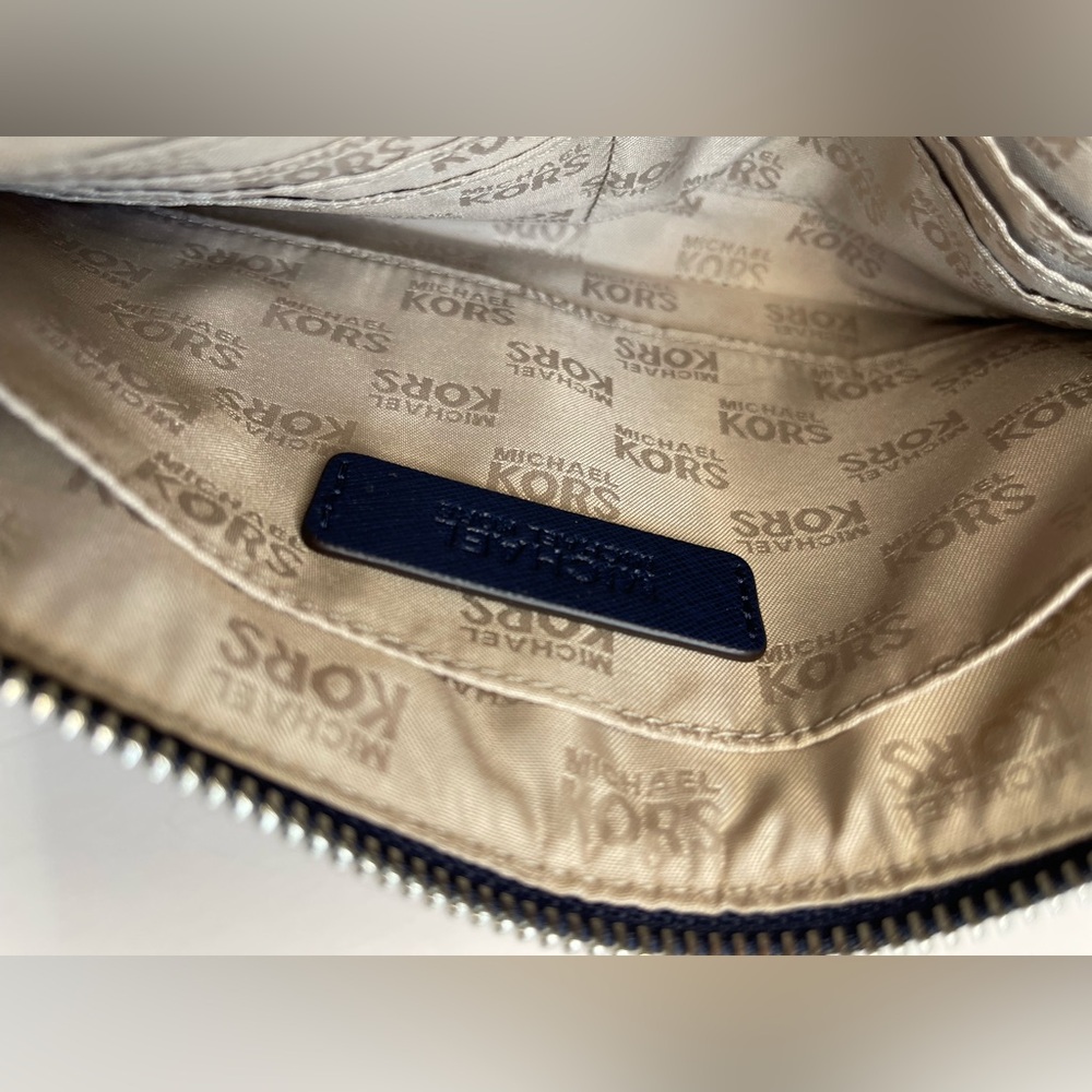 Michael, Michael Kors Dark Blue Wristlet - Picture 9 of 11